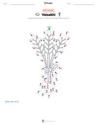 Vaisakhi printable worksheet preview
