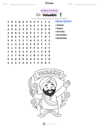 Anteprima della scheda stampabile di Vaisakhi
