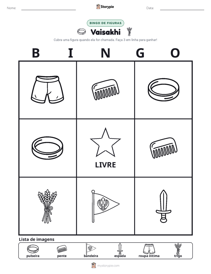 Bingo de Imagens