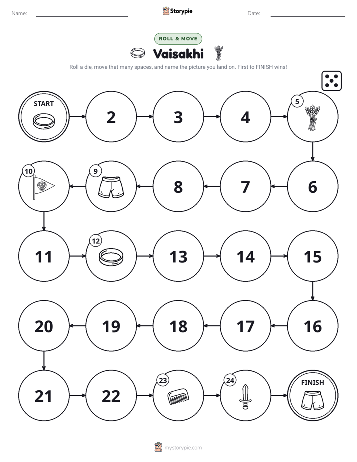 Roll & Move Game