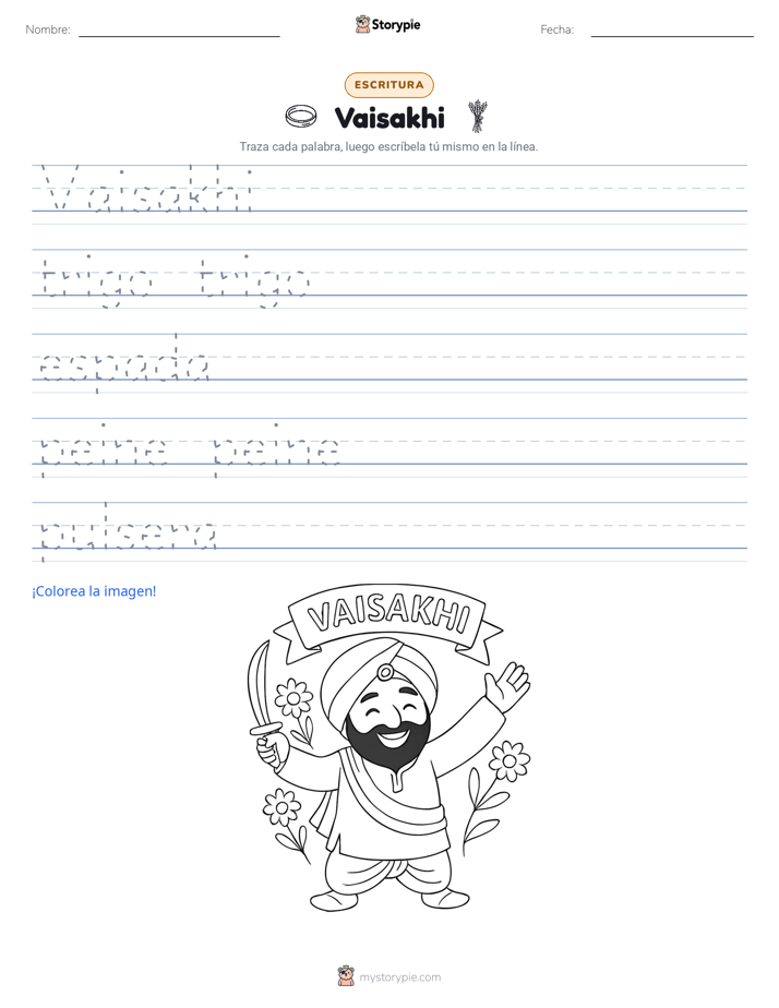 Práctica de Escritura