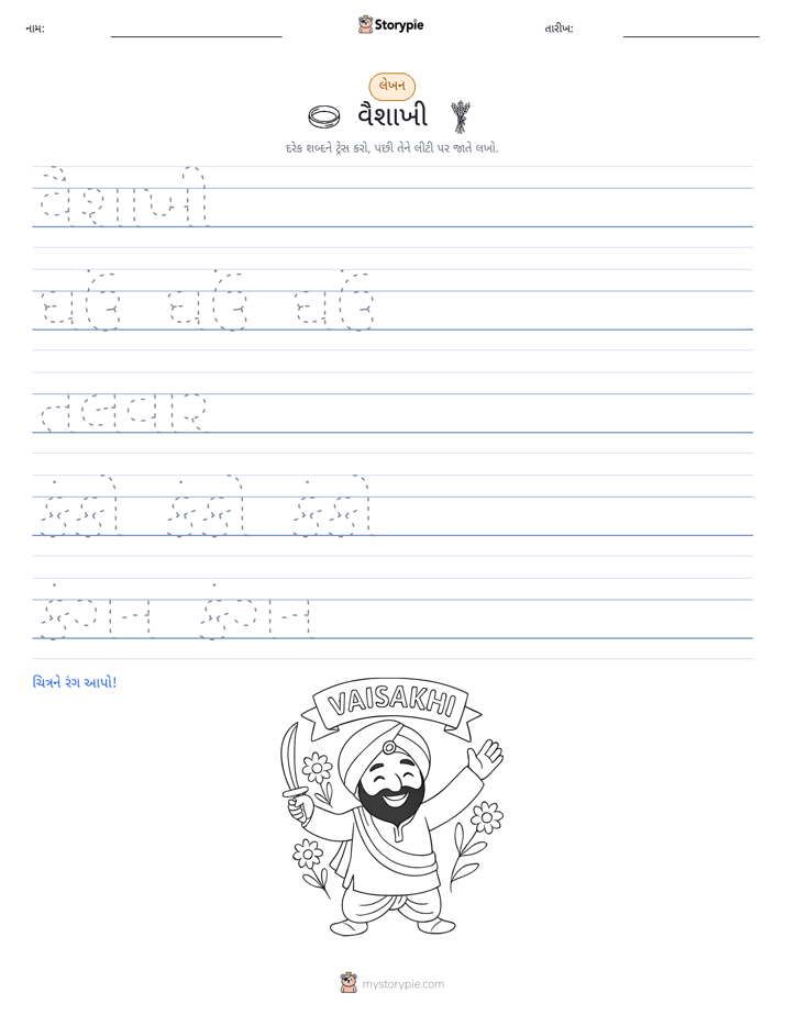 લખાણ પ્રેક્ટિસ