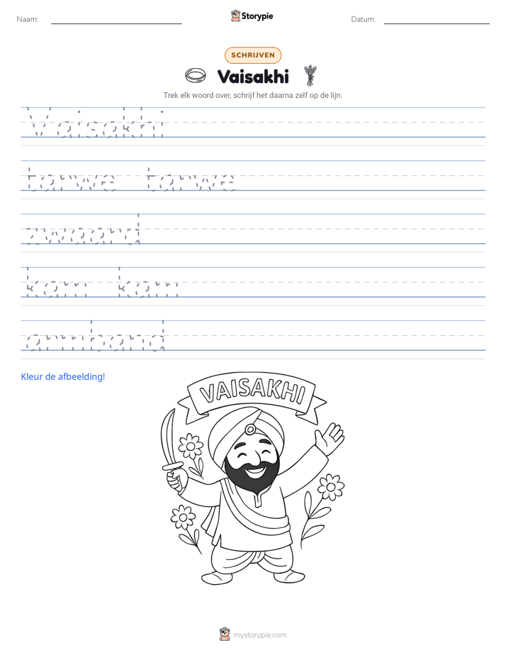Schrijf Oefening