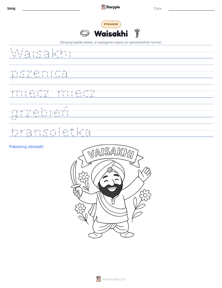 Ćwiczenie Pisania