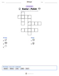Easter - Polish printable worksheet preview