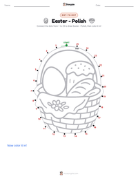 Easter - Polish printable worksheet preview