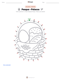 Anteprima della scheda stampabile di Pasqua - Polacca