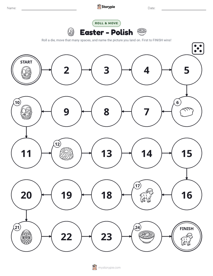 Roll & Move Game