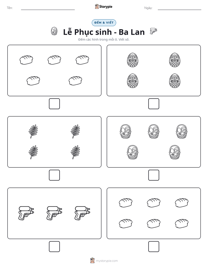 Đếm & Viết