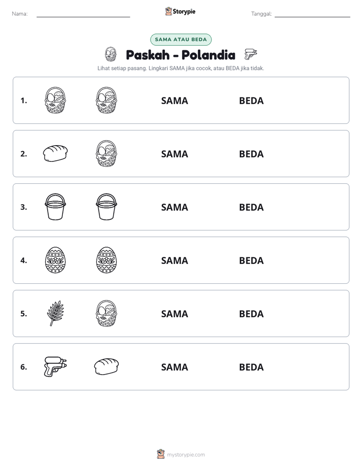 Sama atau Berbeda