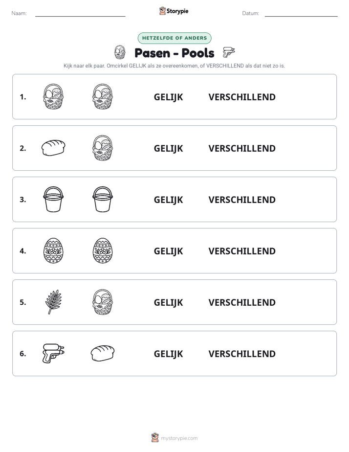 Zelfde of Verschillend
