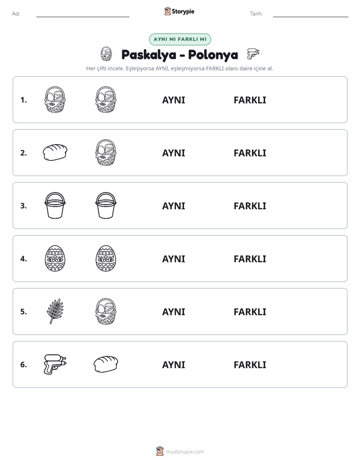 Aynı mı Farklı mı