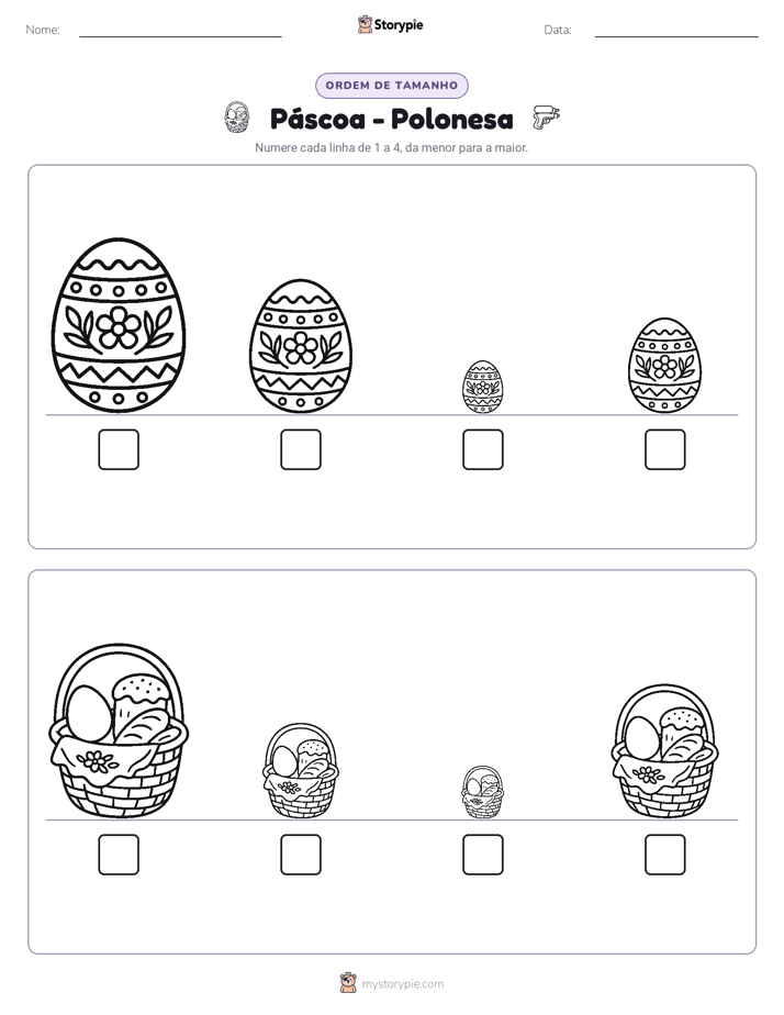 Ordem de Tamanho