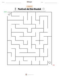 Anteprima della scheda stampabile di Festival del Boi-Bumbá