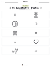 Boi-Bumbá Festival - Brazilian printable worksheet preview