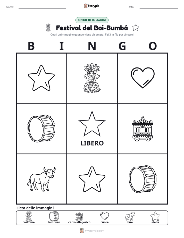 Bingo delle Immagini