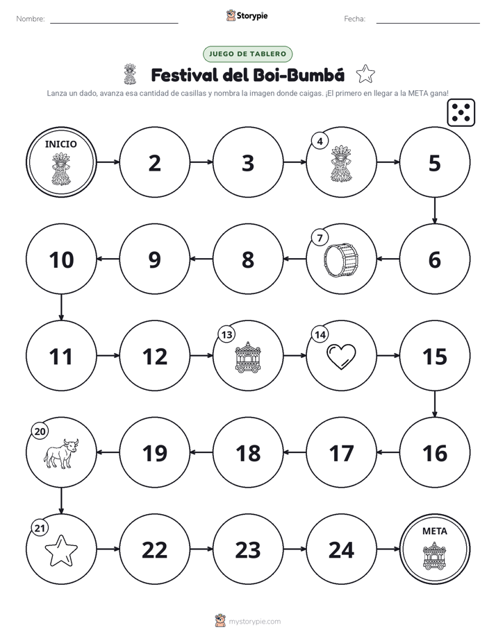 Juego de Rueda y Avanza