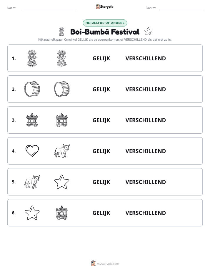 Zelfde of Verschillend