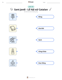 Xem trước tài liệu in sẵn Sant Jordi - Lễ hội xứ Catalan