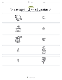 Xem trước tài liệu in sẵn Sant Jordi - Lễ hội xứ Catalan