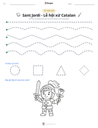 Xem trước tài liệu in sẵn Sant Jordi - Lễ hội xứ Catalan