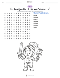 Xem trước tài liệu in sẵn Sant Jordi - Lễ hội xứ Catalan