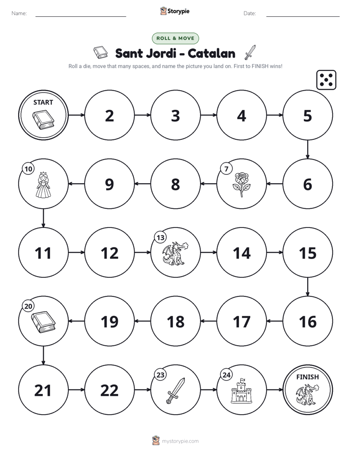 Roll & Move Game
