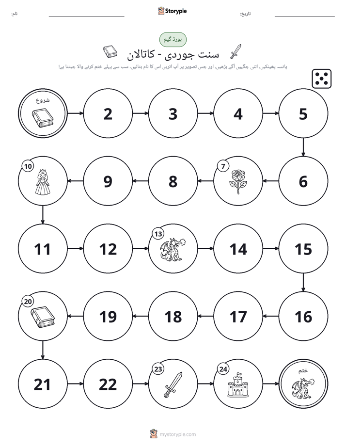 رول اور منتقل کریں کھیل