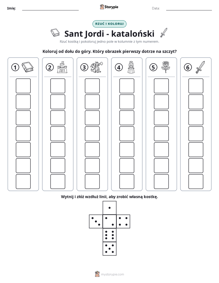Rzuć i koloruj
