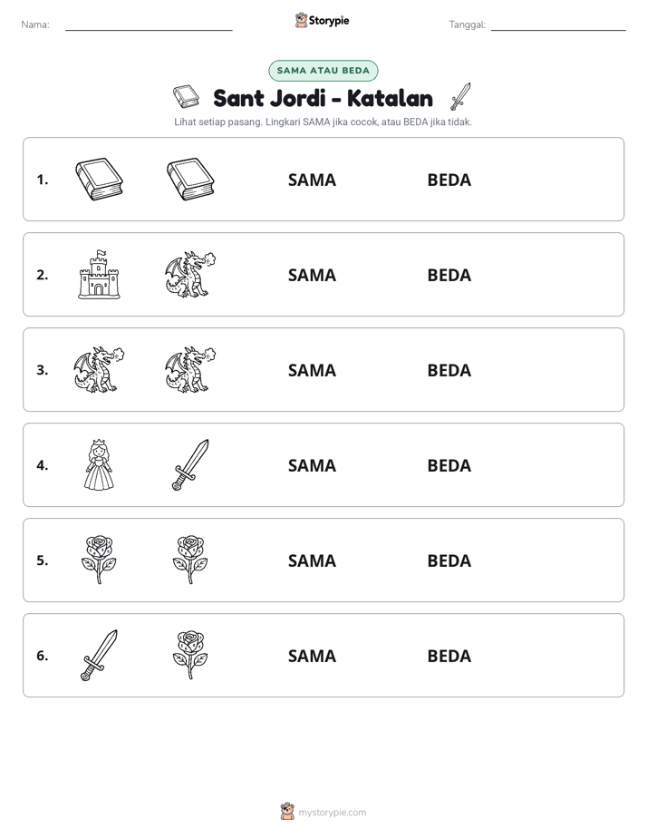 Sama atau Berbeda