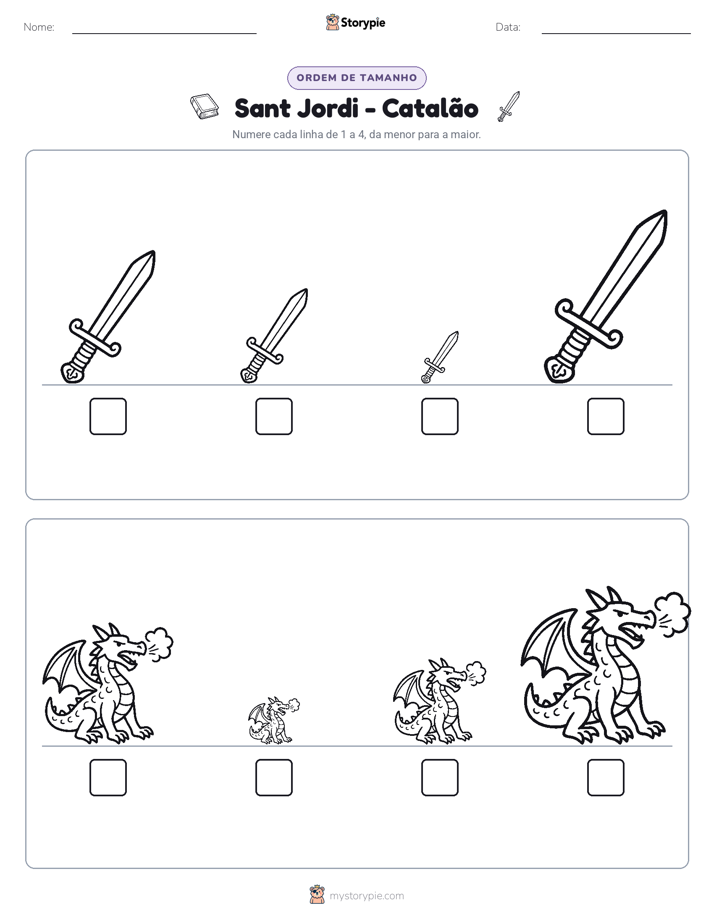 Ordem de Tamanho