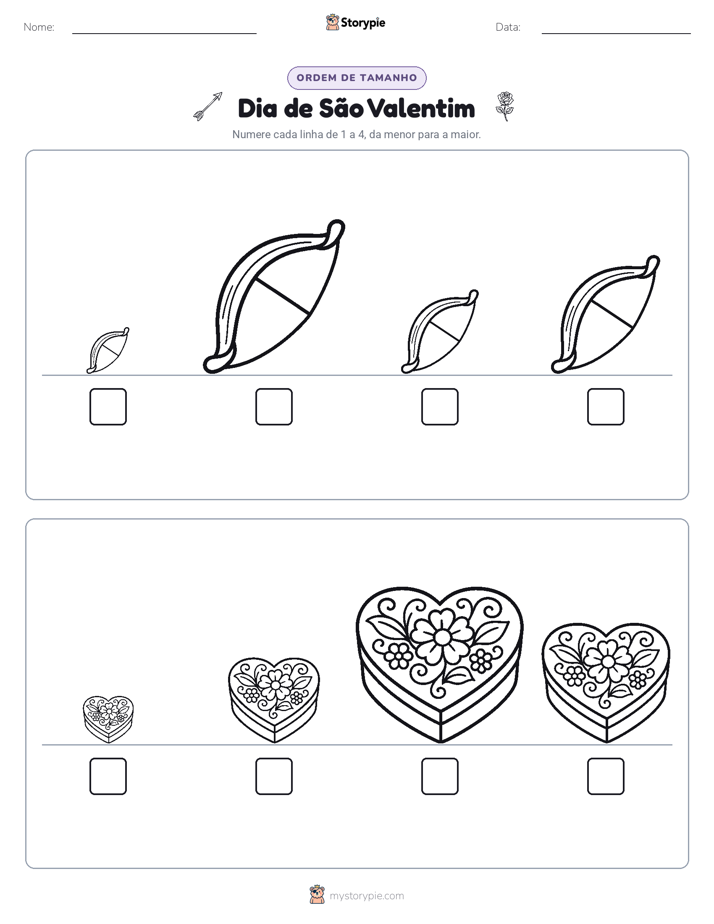 Ordem de Tamanho