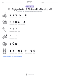 Xem trước tài liệu in sẵn Ngày Quốc tế Thiếu nhi - Mexico