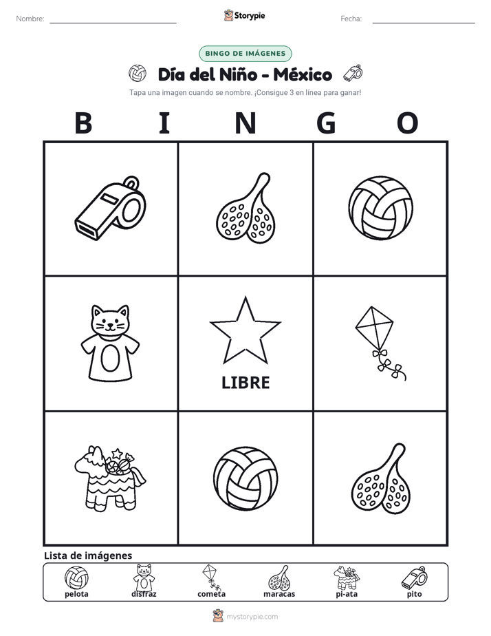Bingo de Imágenes