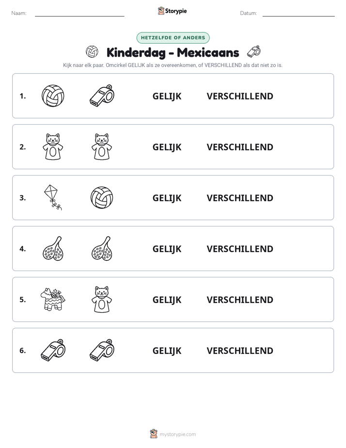 Zelfde of Verschillend