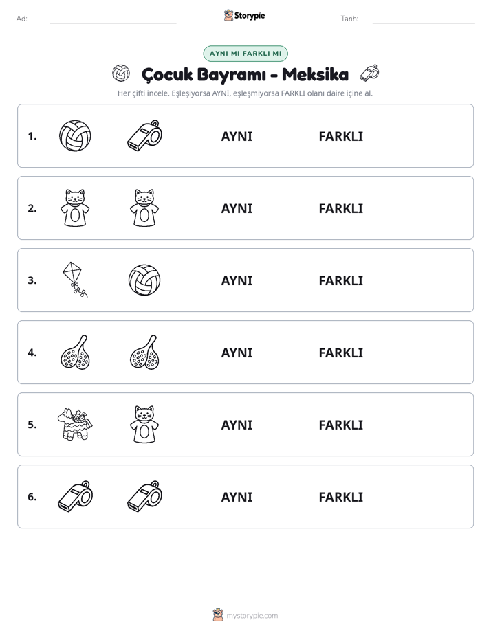 Aynı mı Farklı mı