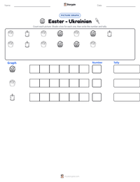 Easter - Ukrainian printable worksheet preview