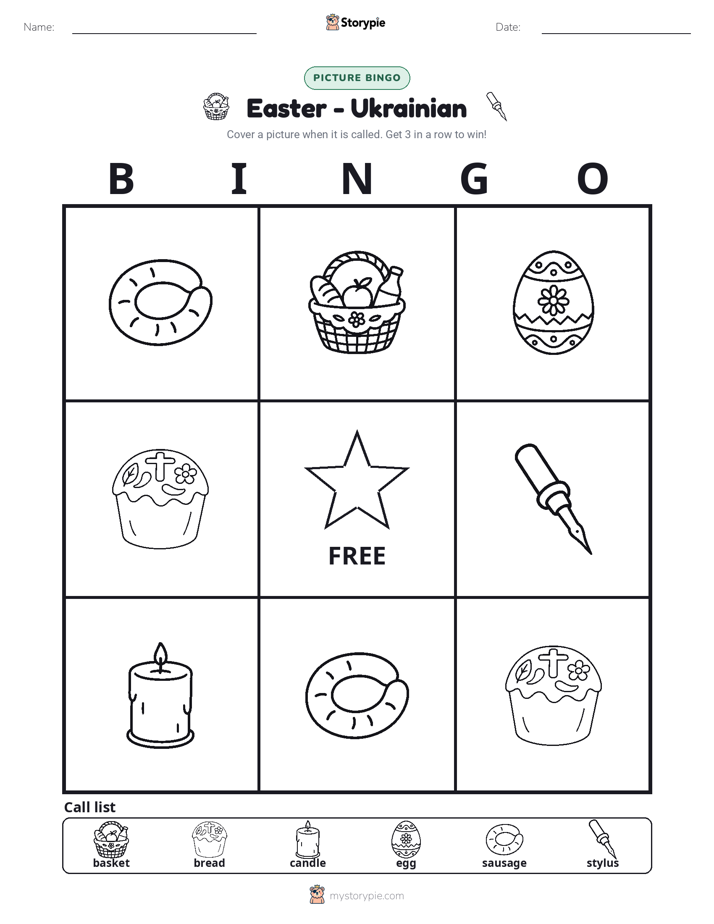 Picture Bingo