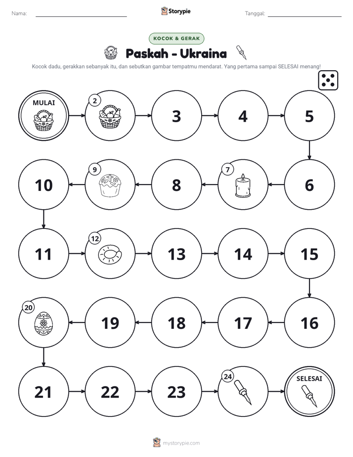 Permainan Gulung & Pindah