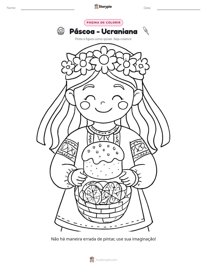 Página para colorir