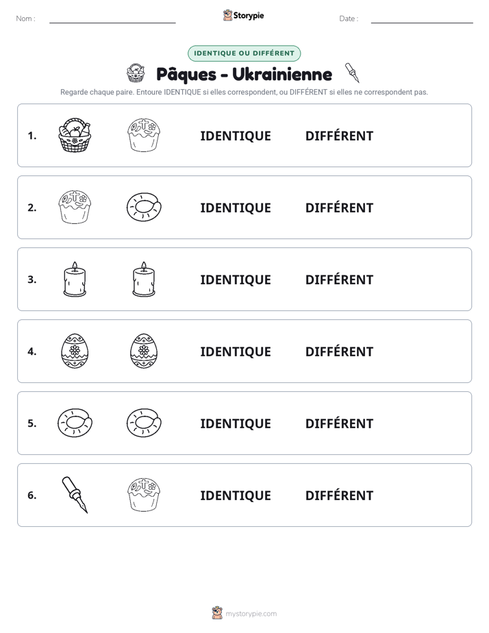 Identique ou Différent