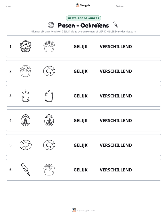 Zelfde of Verschillend