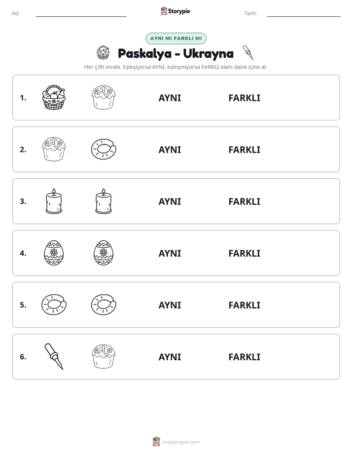 Aynı mı Farklı mı