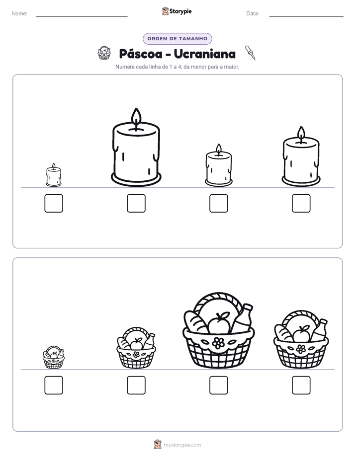 Ordem de Tamanho