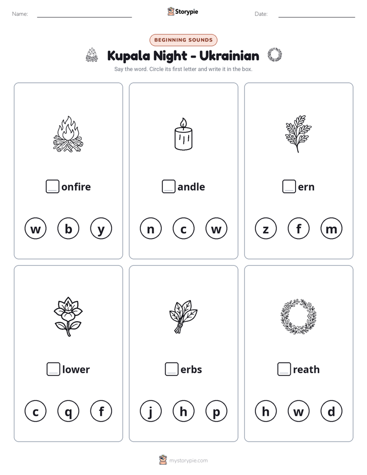 Beginning Sounds