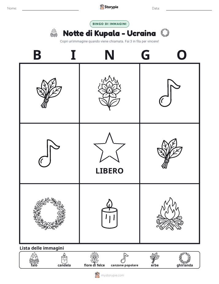 Bingo delle Immagini