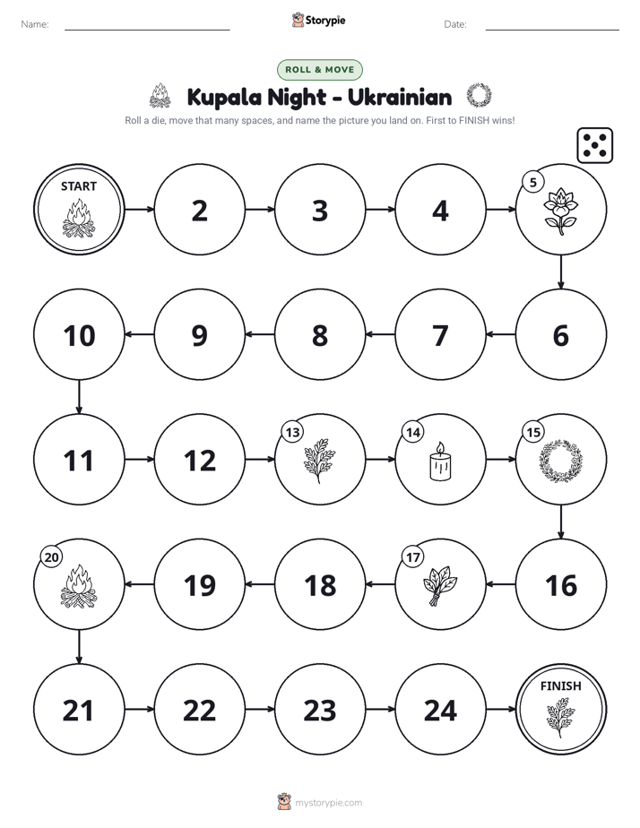 Roll & Move Game