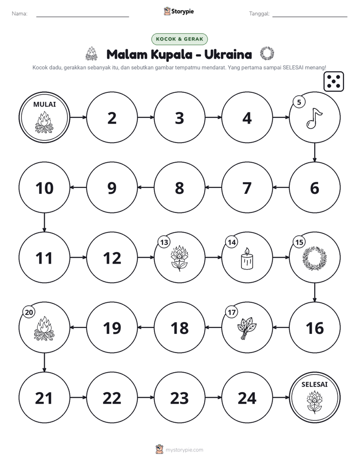 Permainan Gulung & Pindah