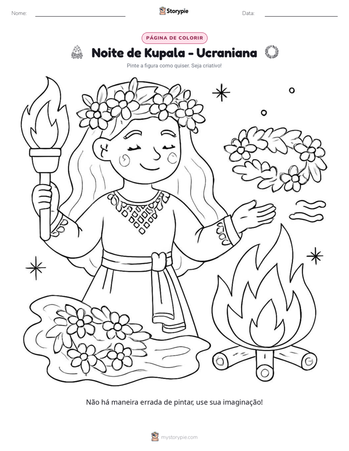 Página para colorir