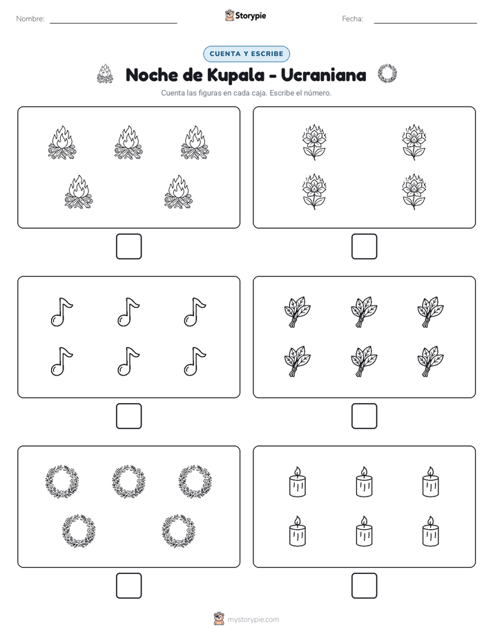Cuenta y Escribe